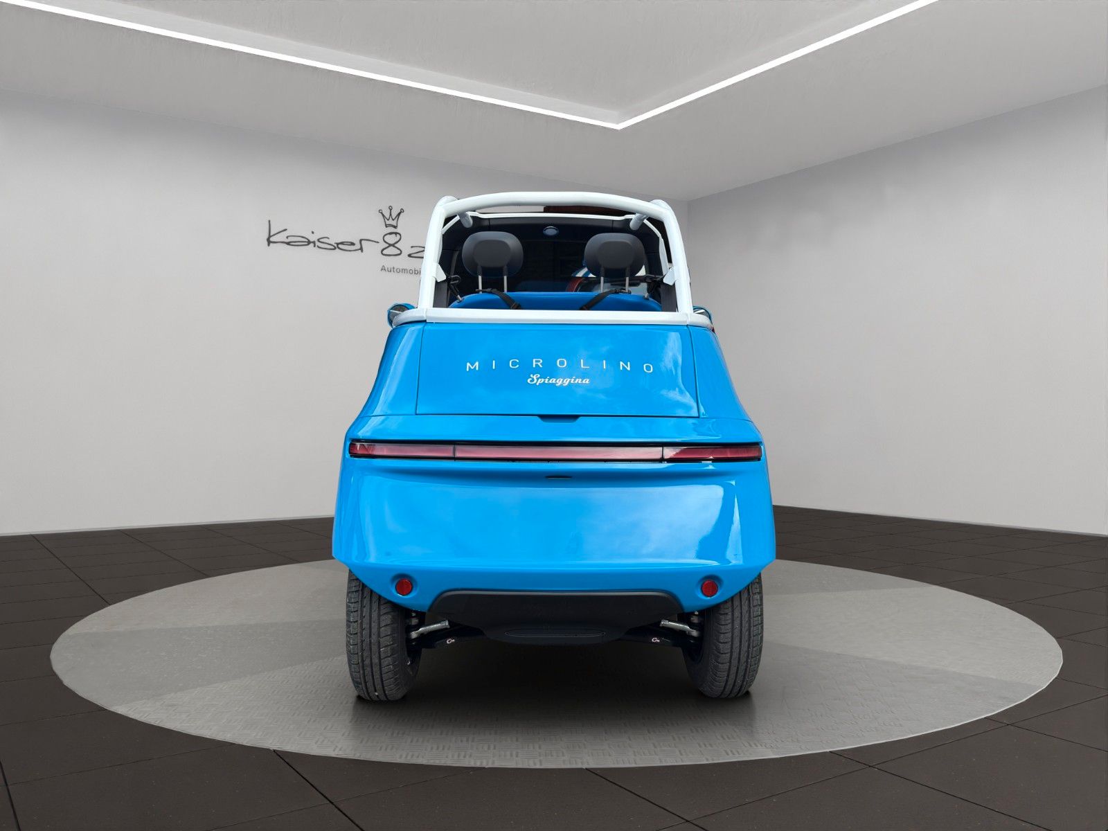 Fahrzeugabbildung Microlino Spiaggina 12/99 Portofino Blue