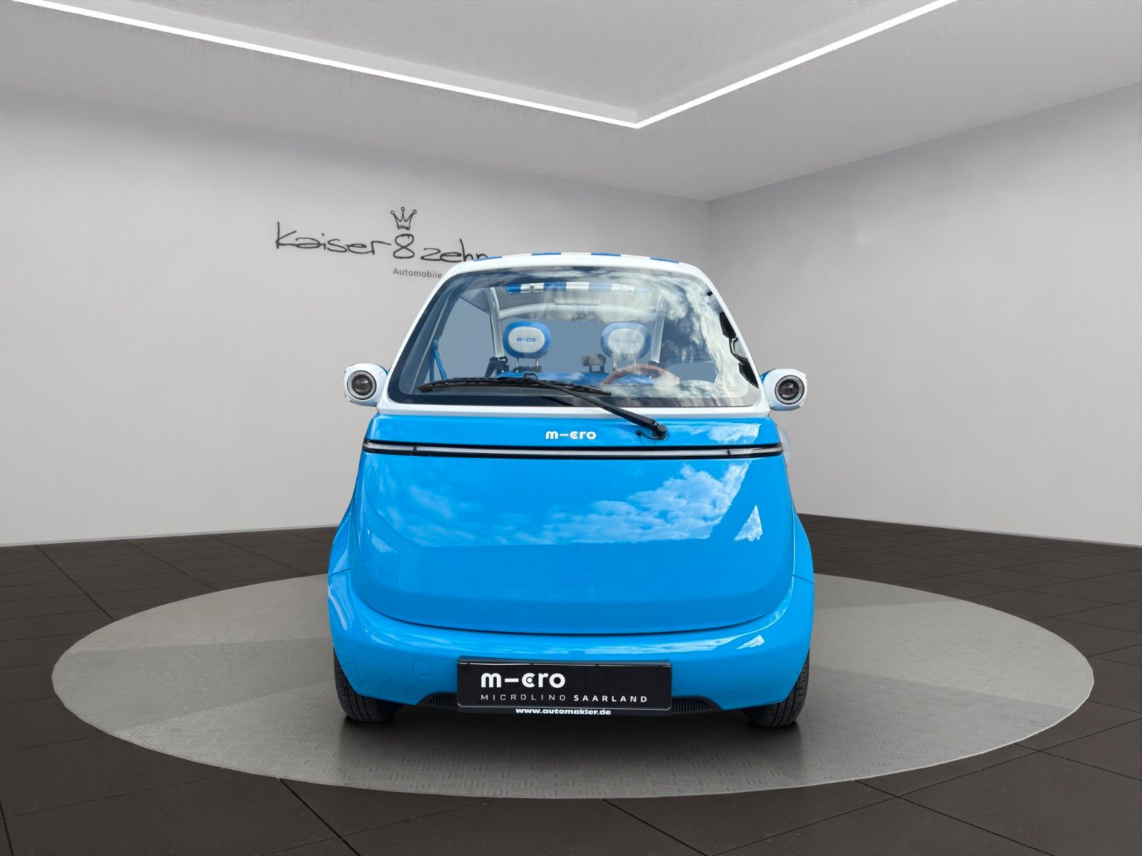 Fahrzeugabbildung Microlino Spiaggina 12/99 Portofino Blue