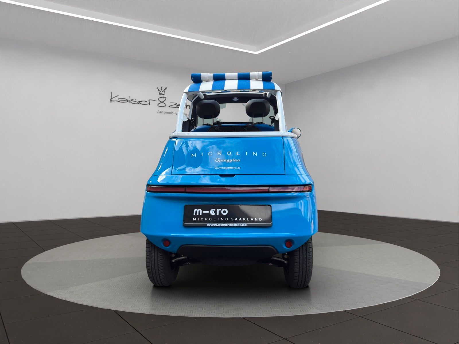 Fahrzeugabbildung Microlino Spiaggina 12/99 Portofino Blue